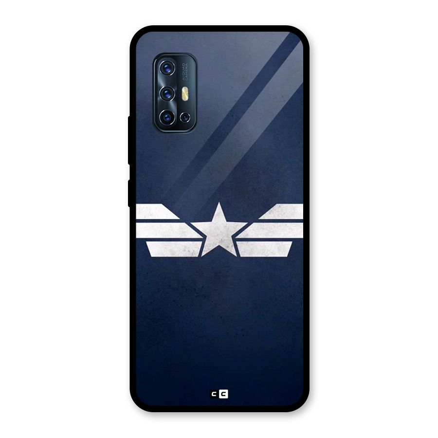 American Shield Glass Back Case for Vivo V17