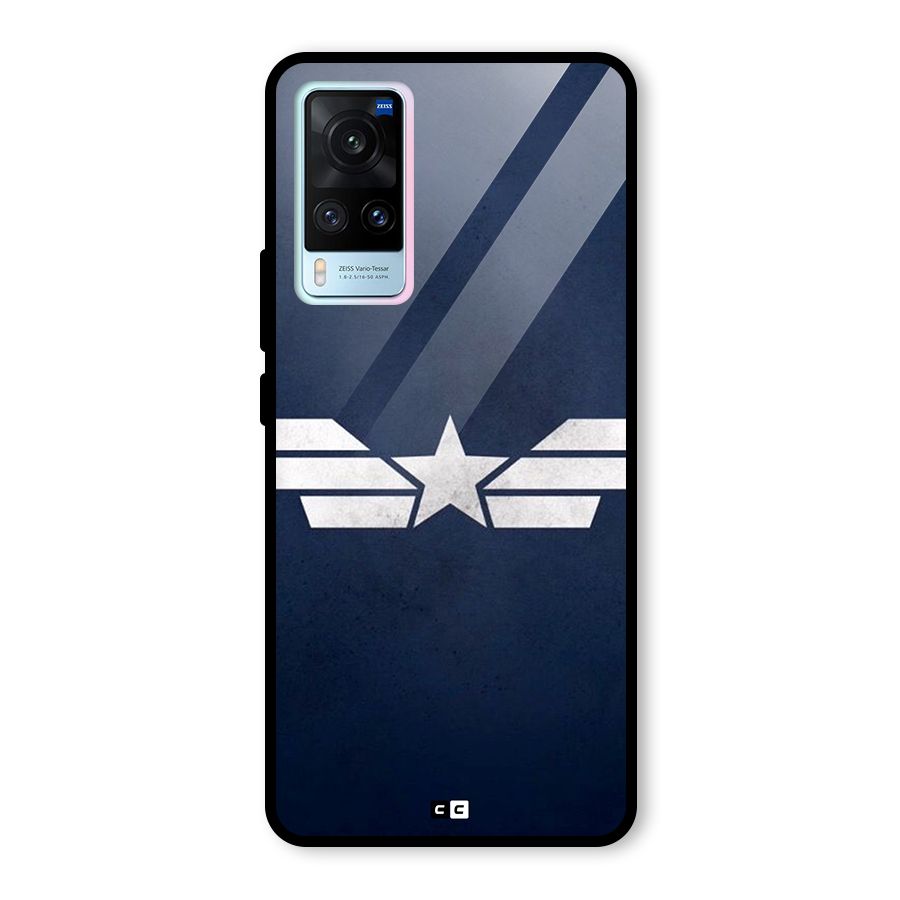 American Shield Glass Back Case for Vivo X60