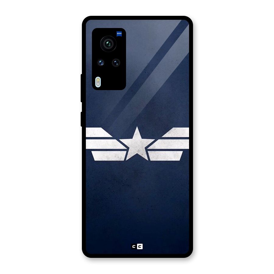 American Shield Glass Back Case for Vivo X60 Pro