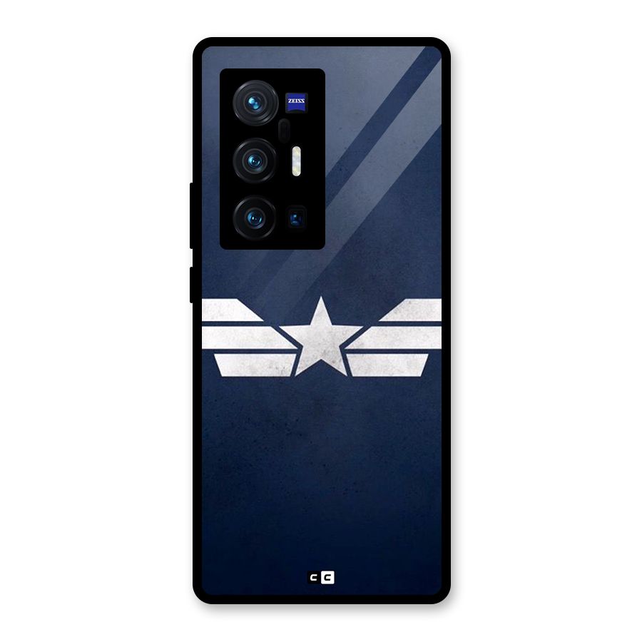 American Shield Glass Back Case for Vivo X70 Pro Plus