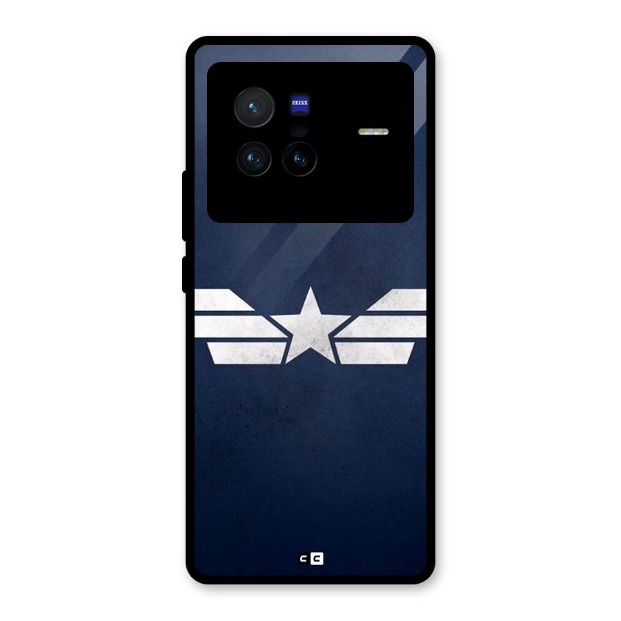 American Shield Glass Back Case for Vivo X80