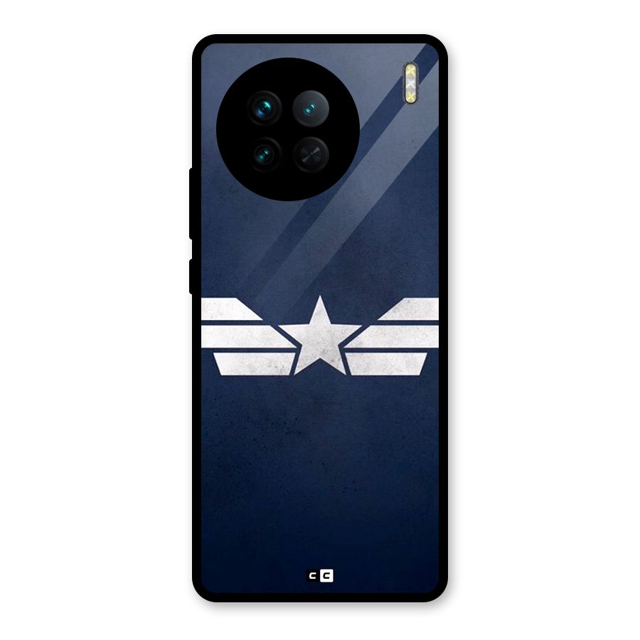 American Shield Glass Back Case for Vivo X90