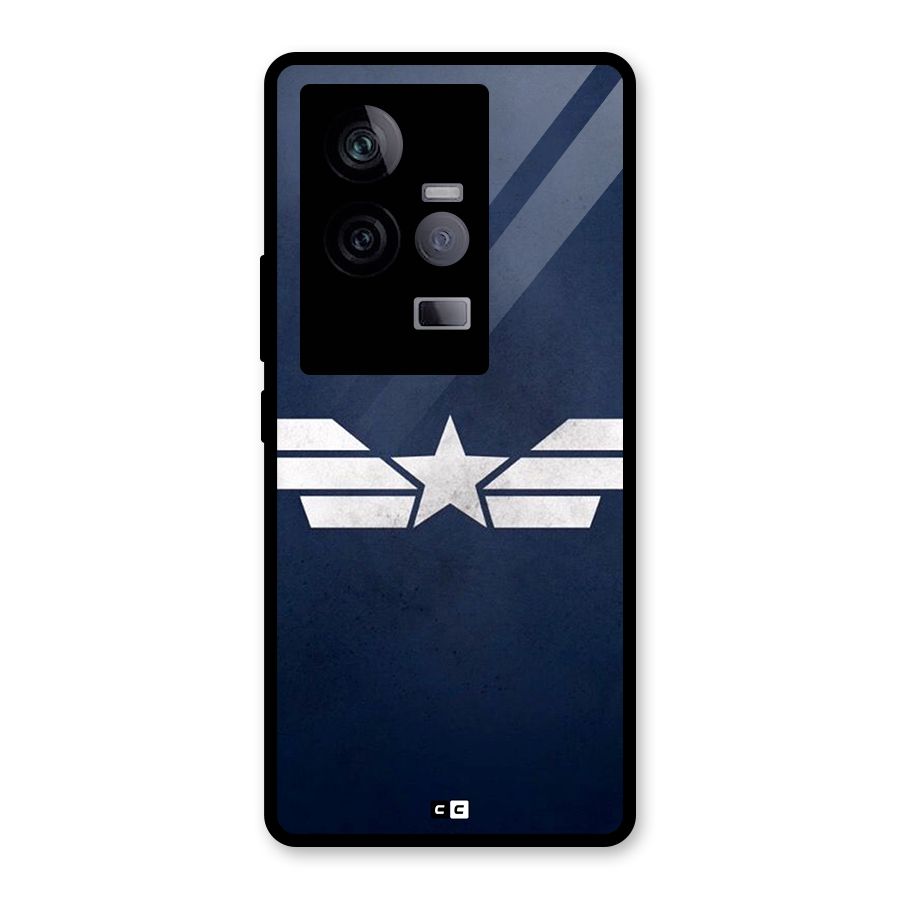 American Shield Glass Back Case for Vivo iQOO 11 5G