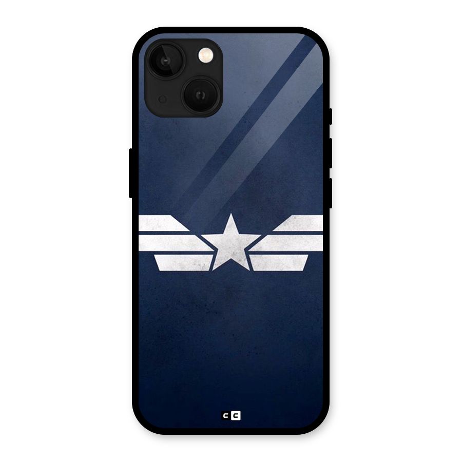 American Shield Glass Back Case for iPhone 13