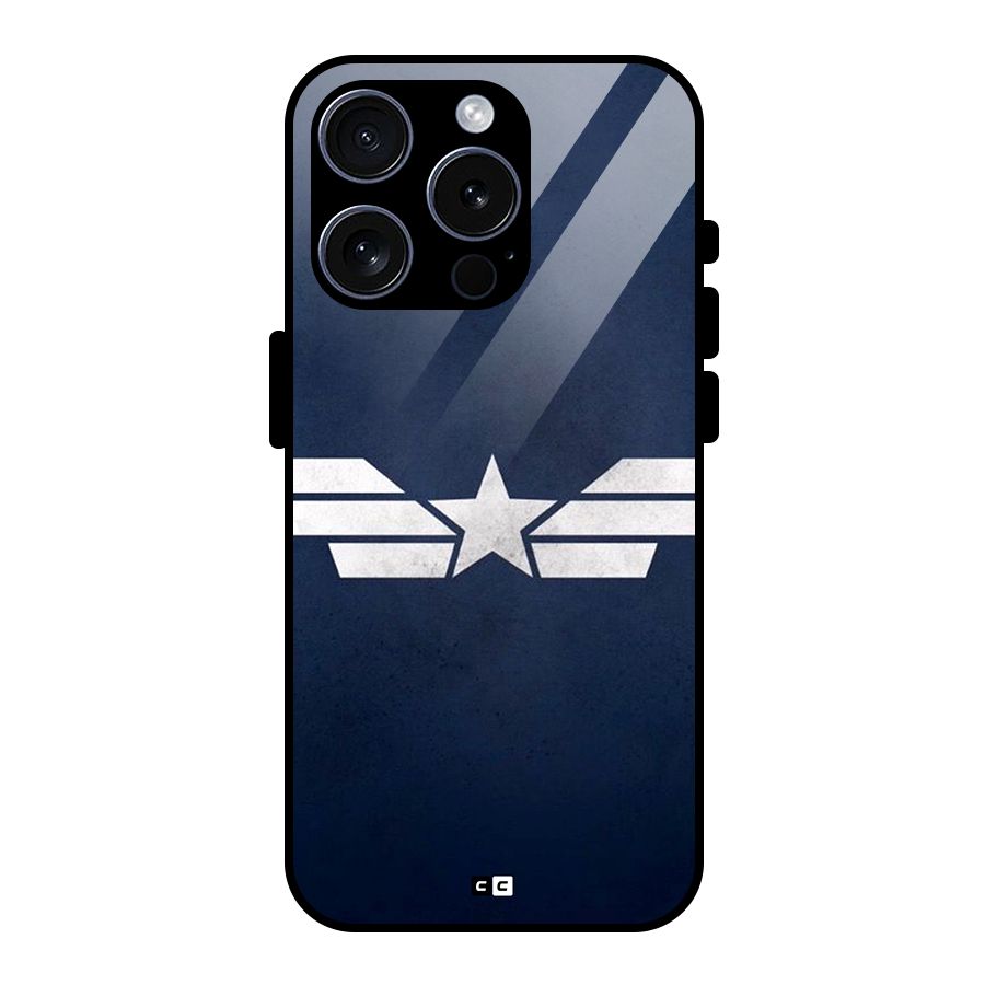American Shield Glass Back Case for iPhone 15 Pro