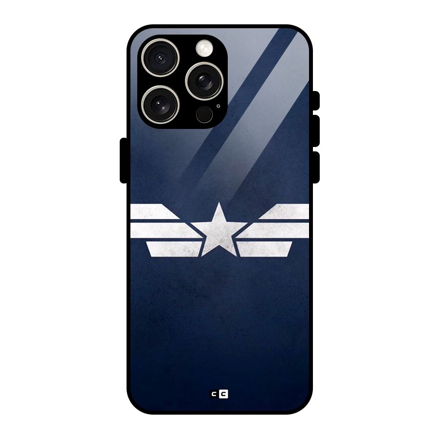 American Shield Glass Back Case for iPhone 15 Pro Max