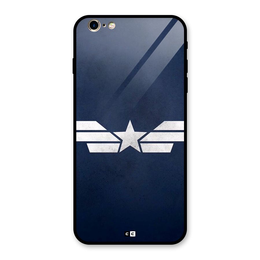 American Shield Glass Back Case for iPhone 6 Plus 6S Plus