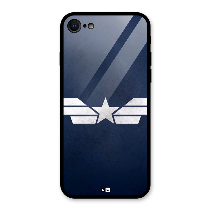 American Shield Glass Back Case for iPhone 7