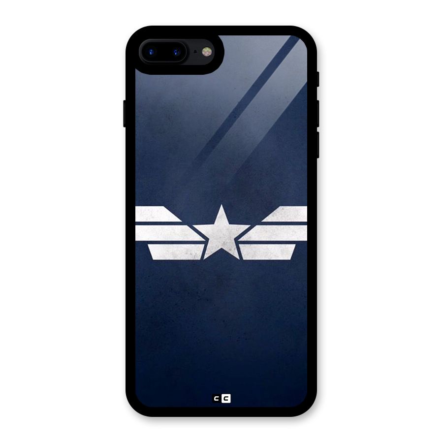 American Shield Glass Back Case for iPhone 8 Plus