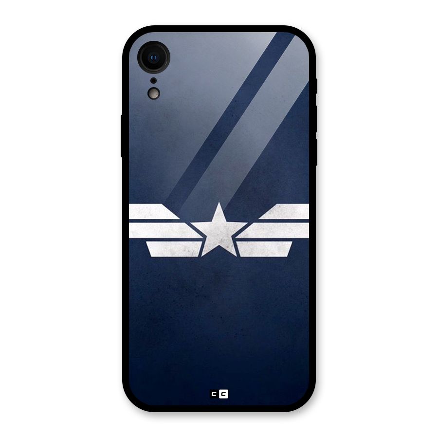 American Shield Glass Back Case for iPhone XR