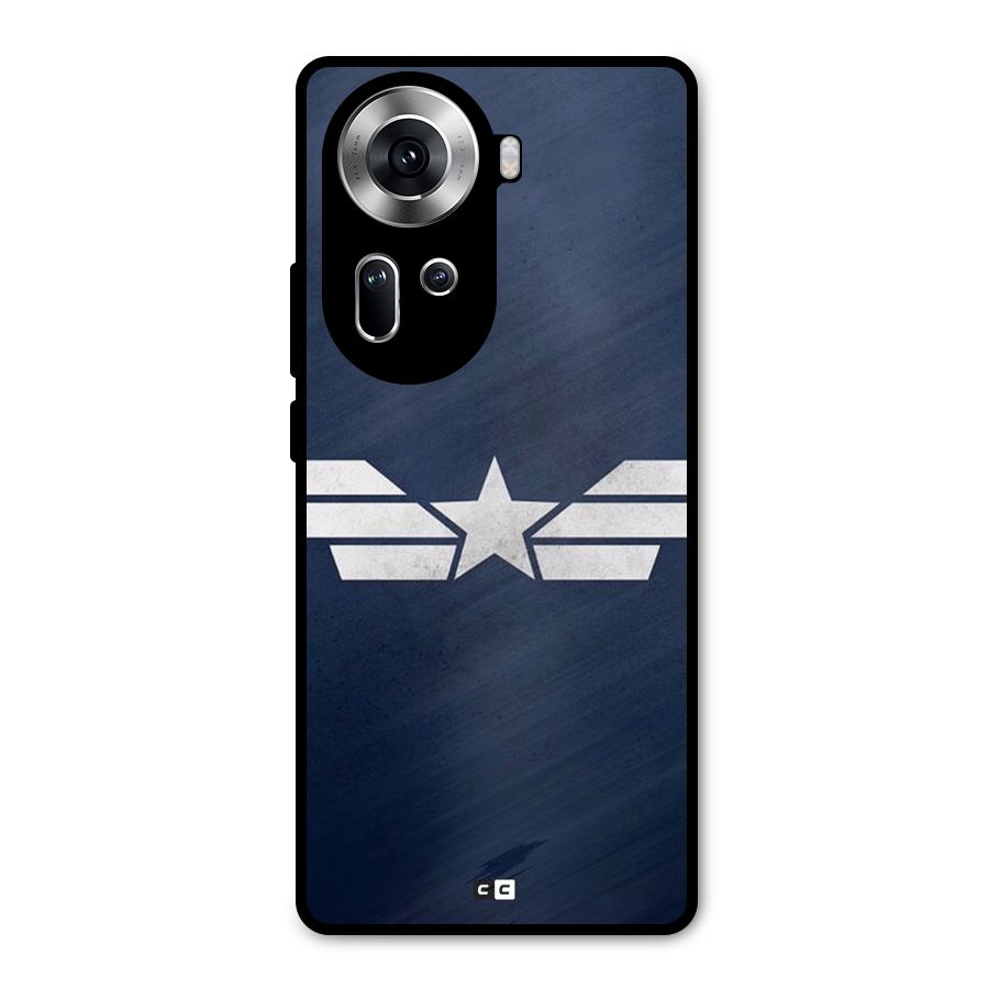 American Shield Metal Back Case for Oppo Reno11 5G