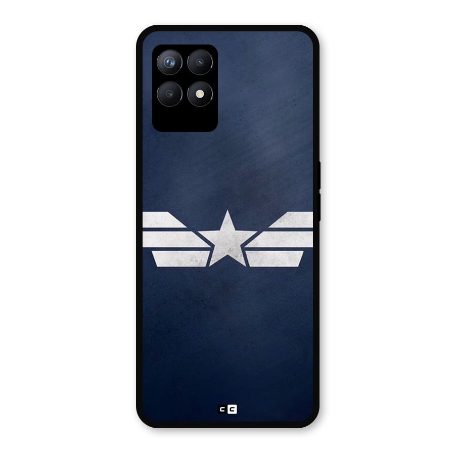 American Shield Metal Back Case for Realme 8i