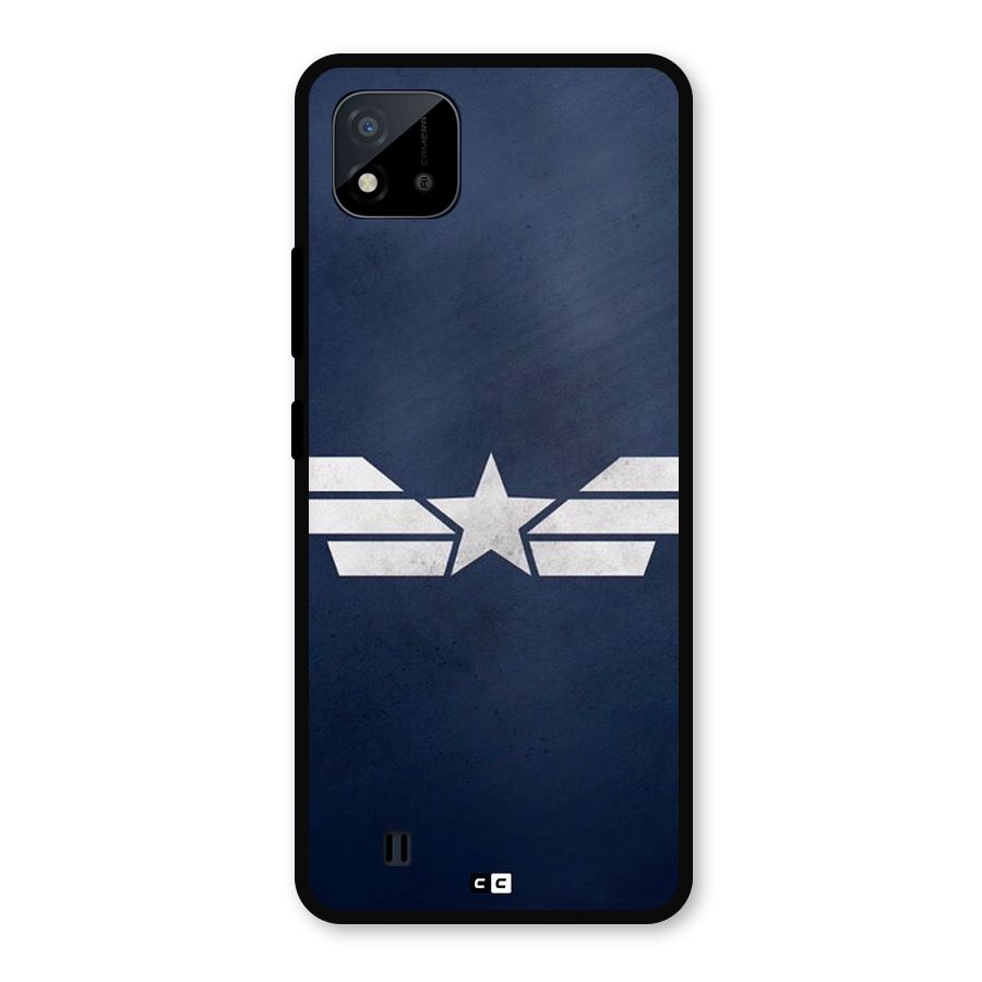 American Shield Metal Back Case for Realme C11 2021