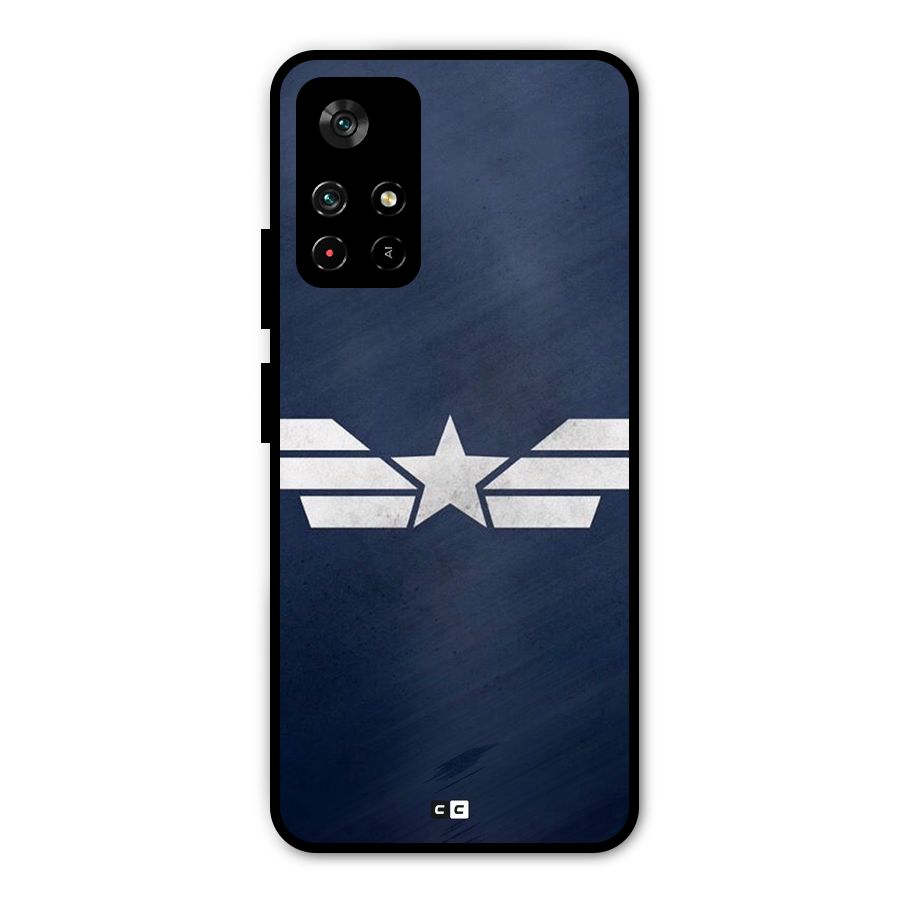 American Shield Metal Back Case for Redmi Note 11T 5G