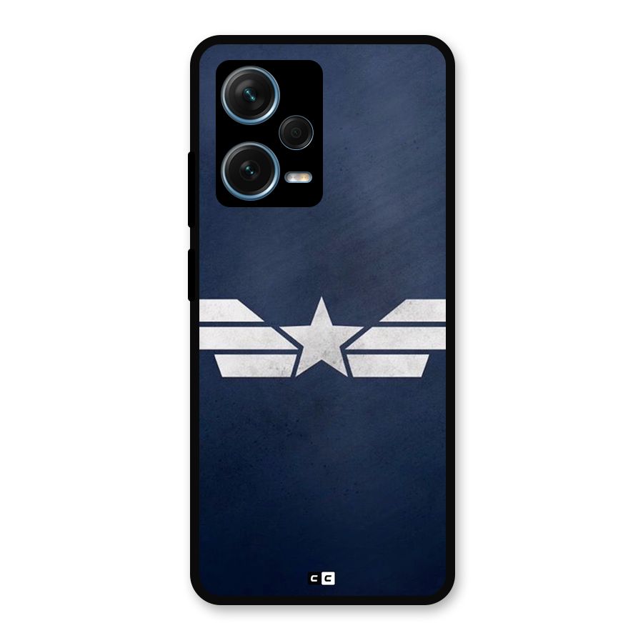 American Shield Metal Back Case for Redmi Note 12 Pro Plus 5G