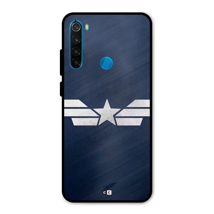 American Shield Metal Back Case for Redmi Note 8