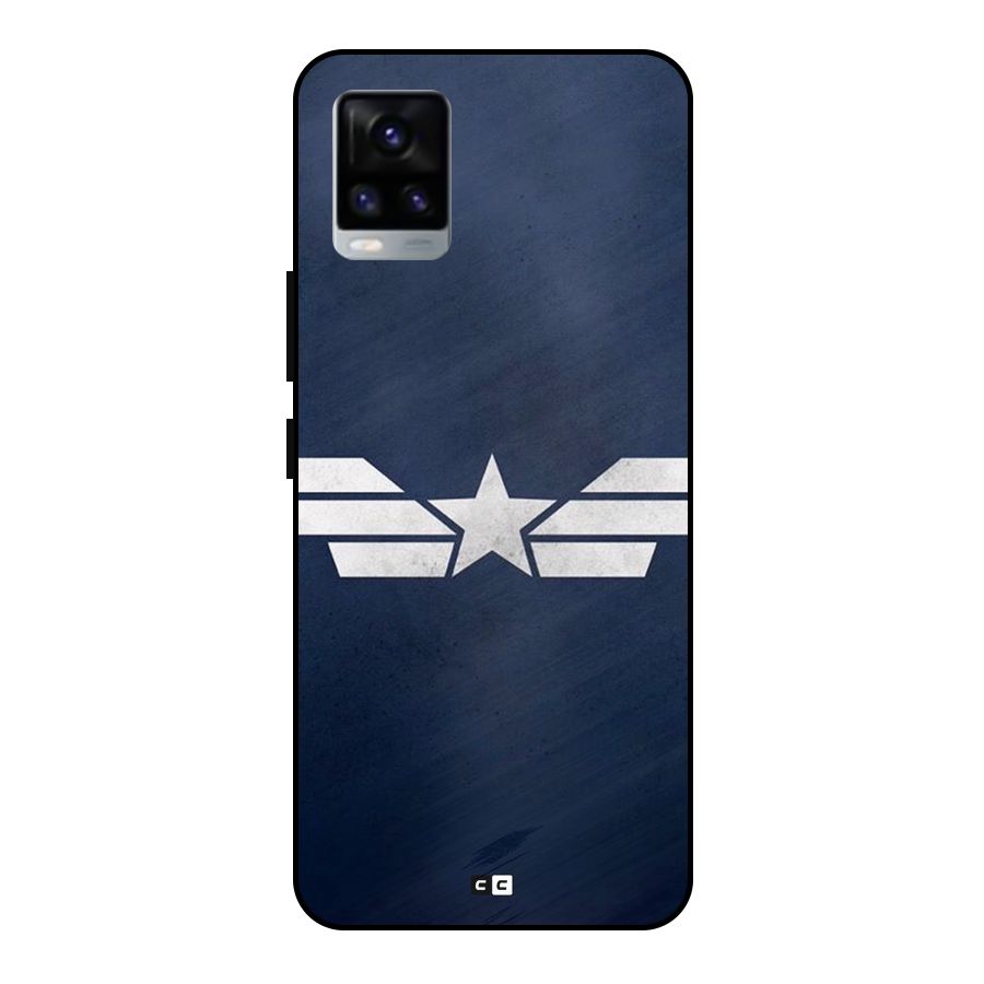 American Shield Metal Back Case for Vivo V20 2021
