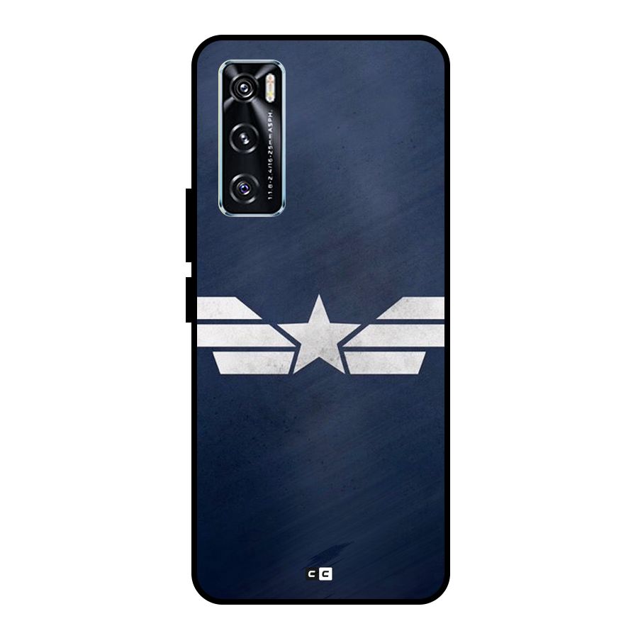 American Shield Metal Back Case for Vivo V20 SE