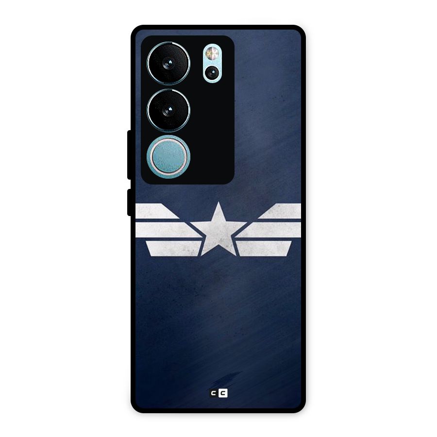 American Shield Metal Back Case for Vivo V29 Pro