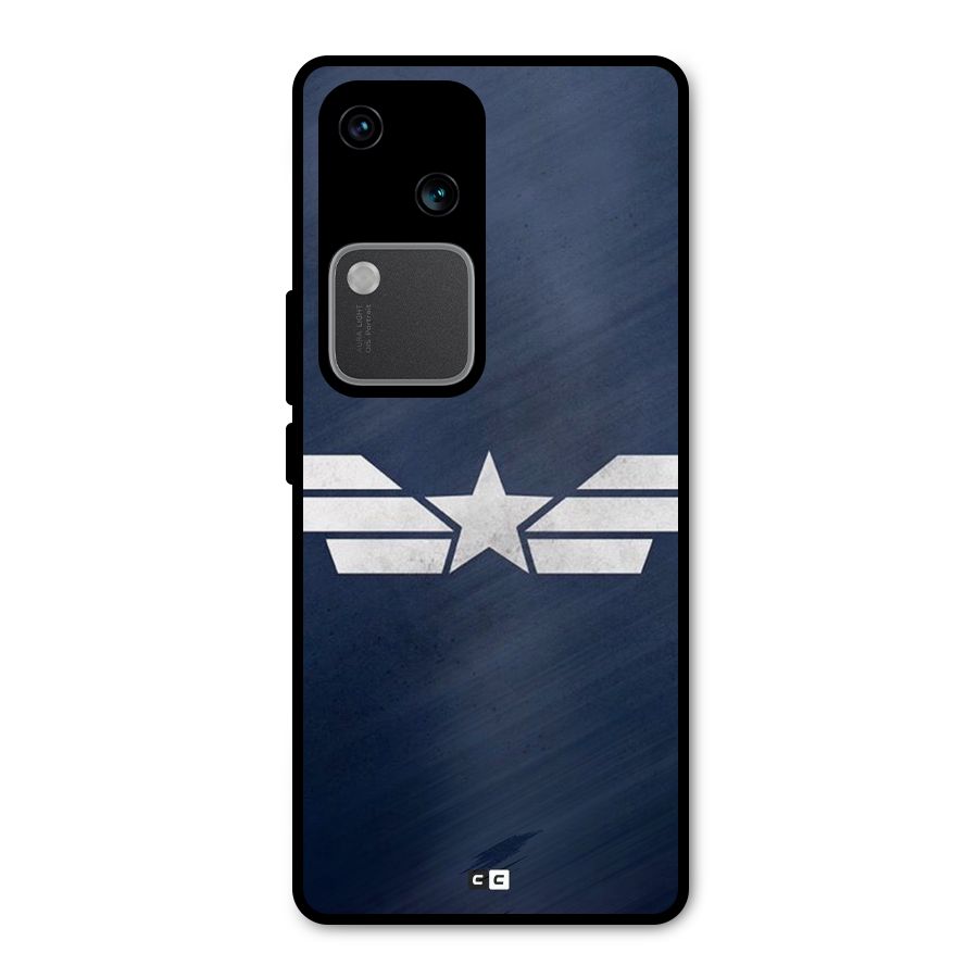American Shield Metal Back Case for Vivo V30 Pro