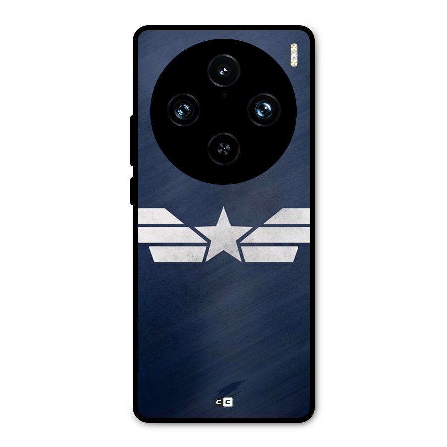 American Shield Metal Back Case for Vivo X100 Pro