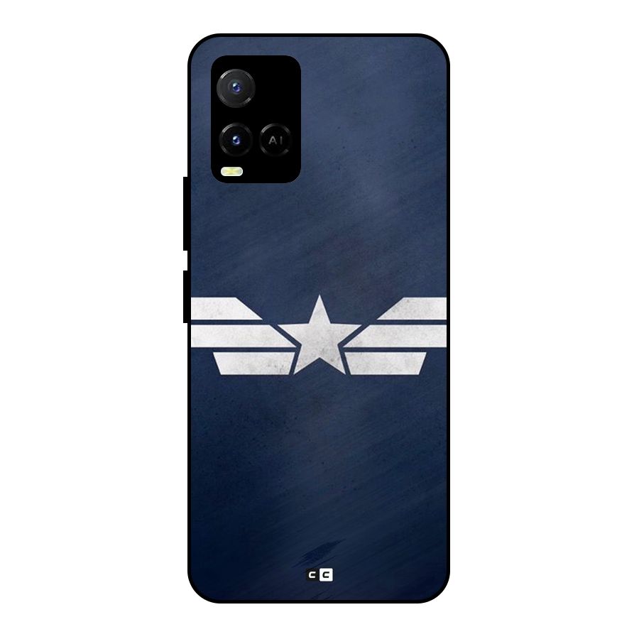 American Shield Metal Back Case for Vivo Y21A