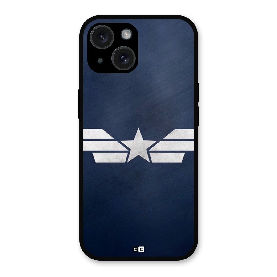 American Shield Metal Back Case for iPhone 15