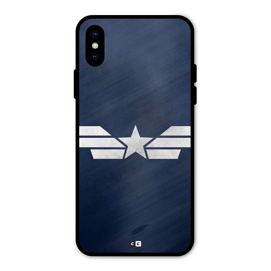 American Shield Metal Back Case for iPhone X