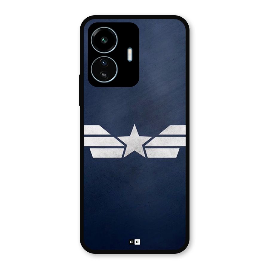 American Shield Metal Back Case for vivo iQOO Z6 Lite 5G