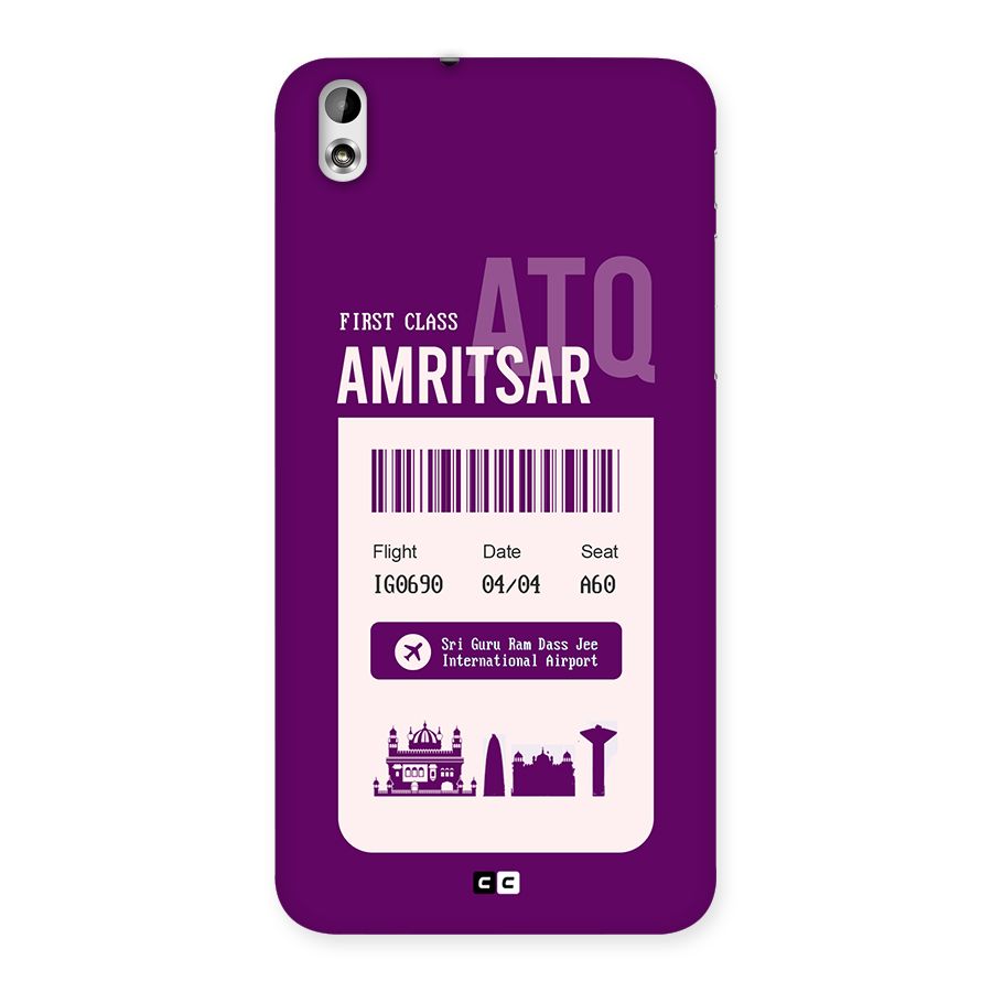 Amritsar Boarding Pass Back Case for Desire 816g