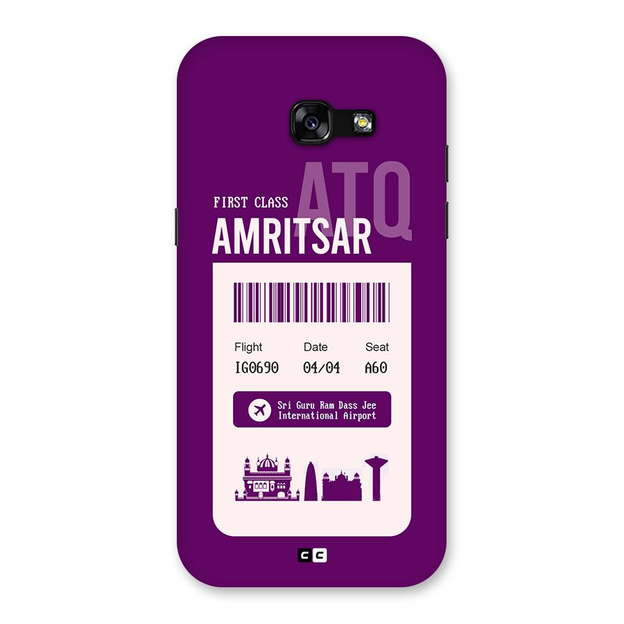 Amritsar Boarding Pass Back Case for Galaxy A5 2017