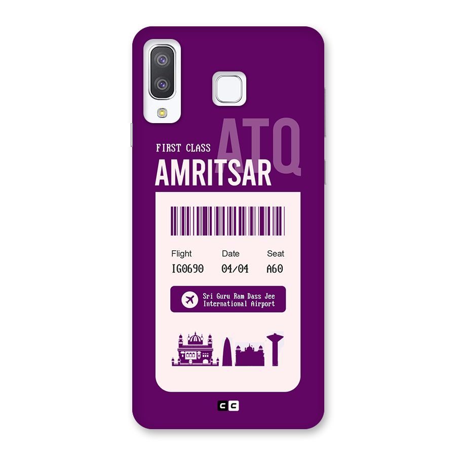 Amritsar Boarding Pass Back Case for Galaxy A8 Star