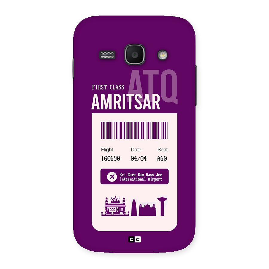 Amritsar Boarding Pass Back Case for Galaxy Ace3