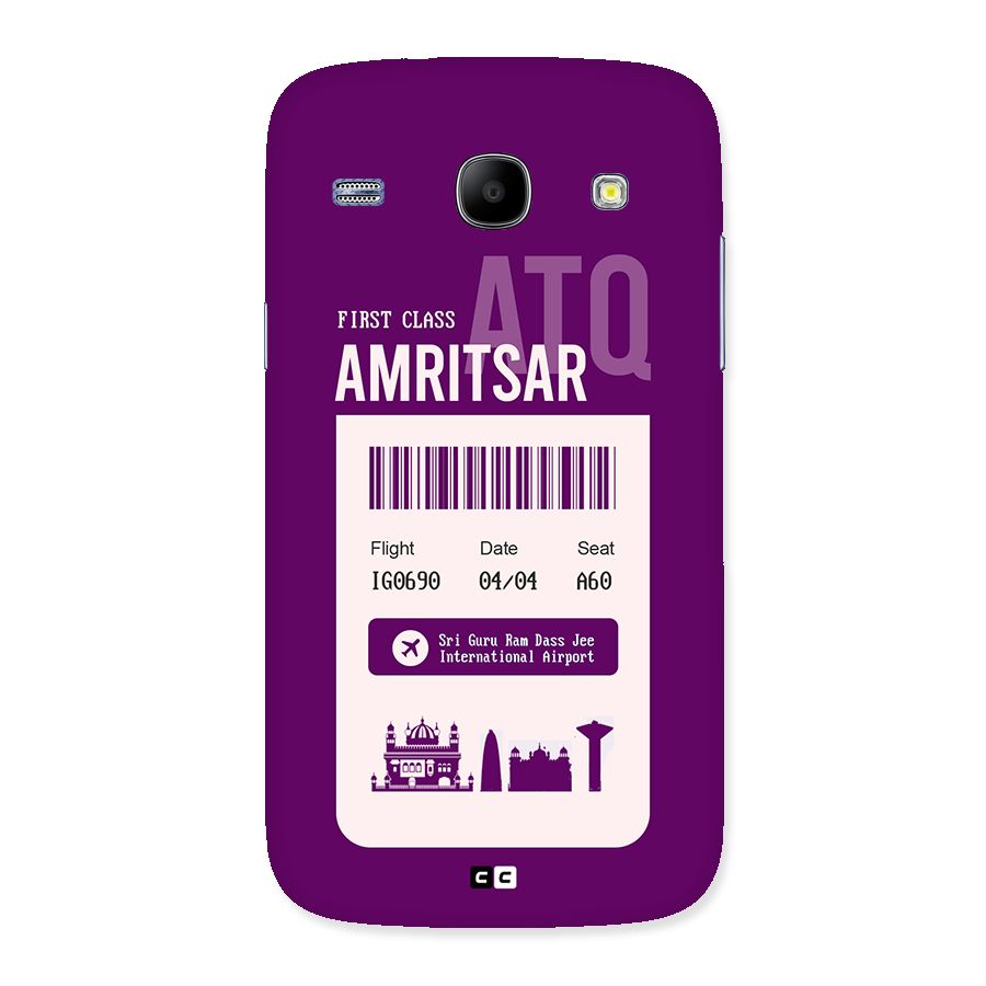 Amritsar Boarding Pass Back Case for Galaxy Core