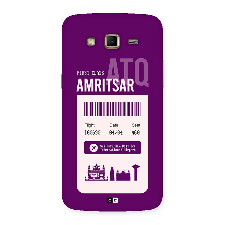 Amritsar Boarding Pass Back Case for Galaxy Grand 2