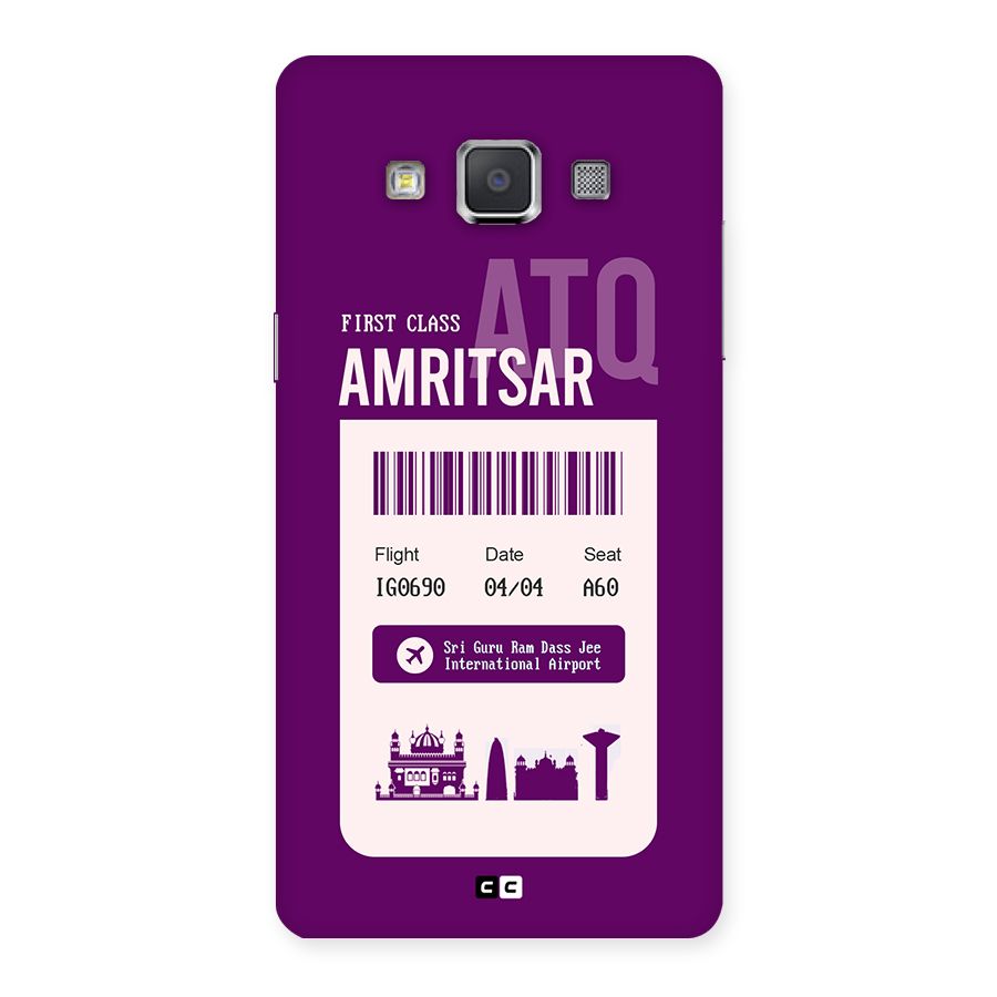 Amritsar Boarding Pass Back Case for Galaxy Grand Max