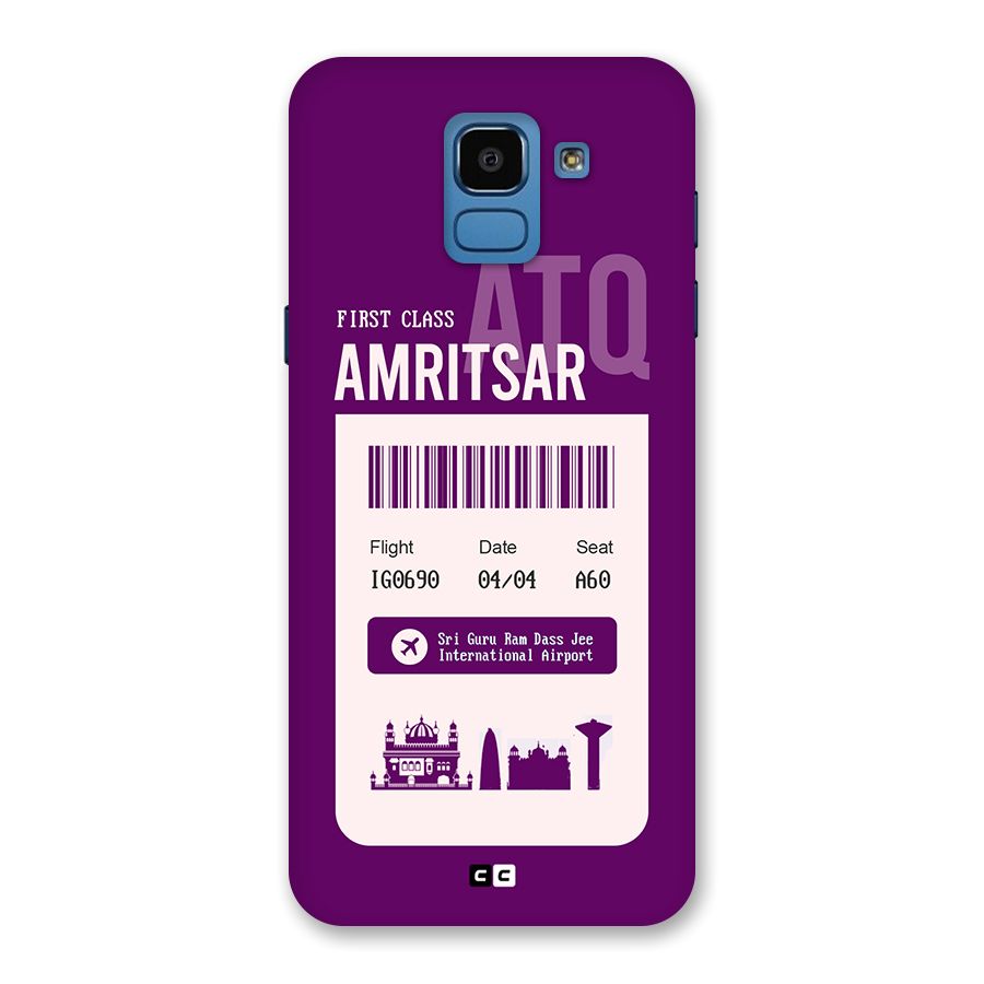 Amritsar Boarding Pass Back Case for Galaxy On6