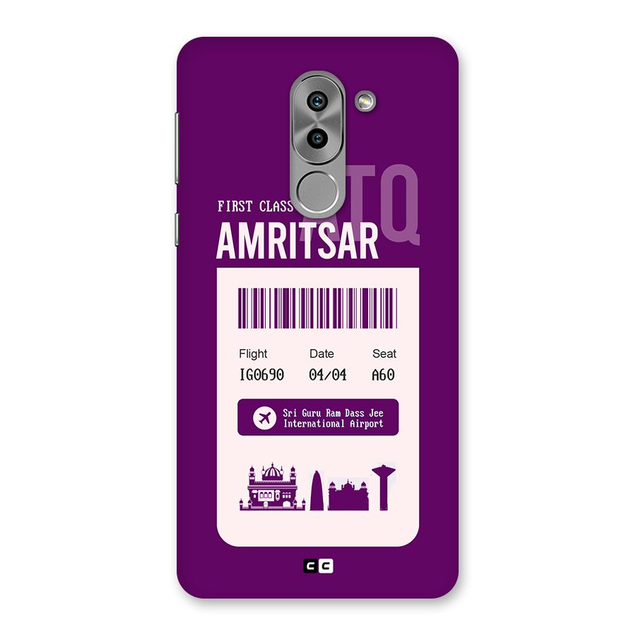 Amritsar Boarding Pass Back Case for Honor 6X