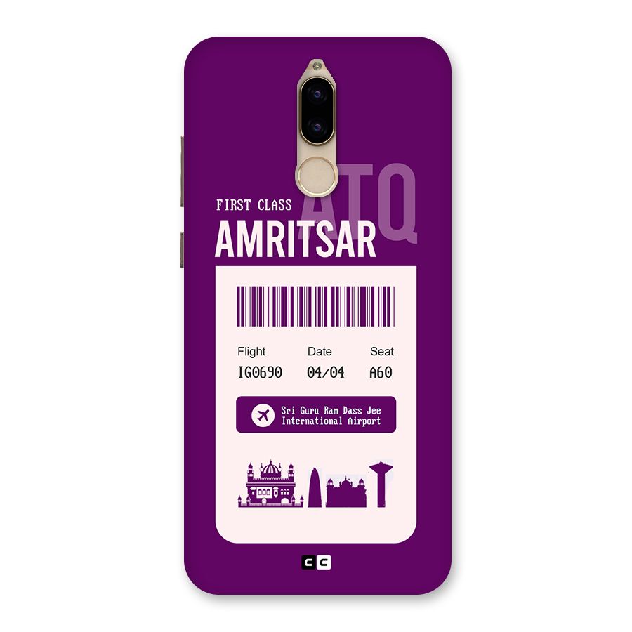Amritsar Boarding Pass Back Case for Honor 9i