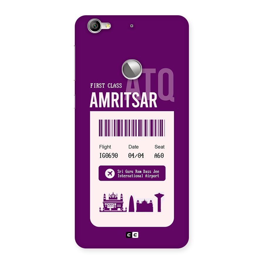 Amritsar Boarding Pass Back Case for Le 1S