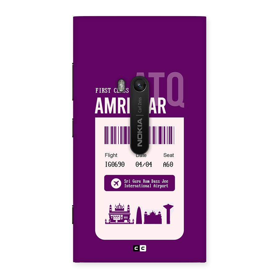 Amritsar Boarding Pass Back Case for Lumia 920