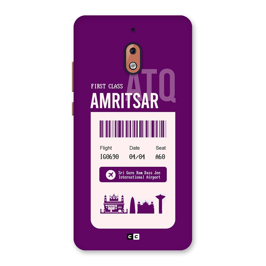 Amritsar Boarding Pass Back Case for Nokia 2.1
