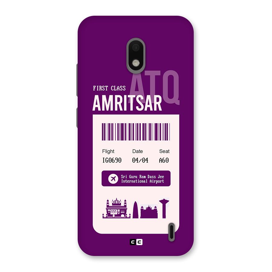 Amritsar Boarding Pass Back Case for Nokia 2.2