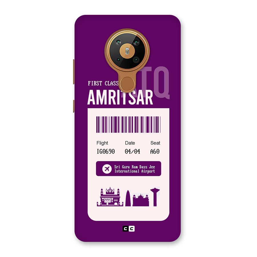 Amritsar Boarding Pass Back Case for Nokia 5.3