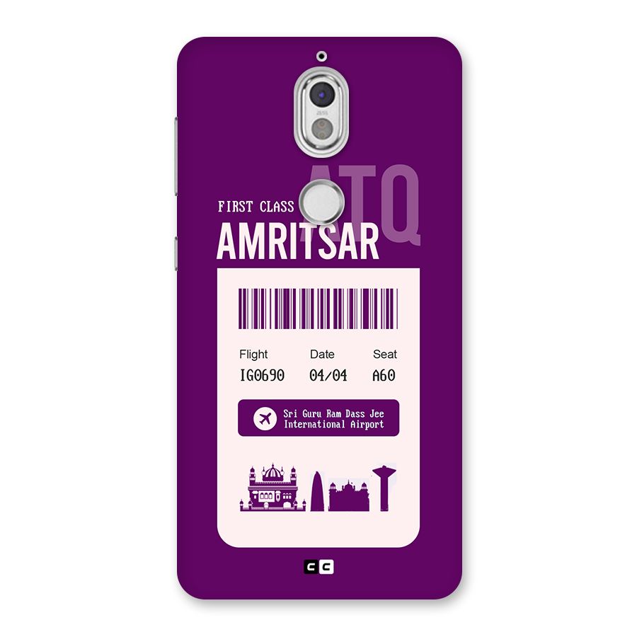 Amritsar Boarding Pass Back Case for Nokia 7