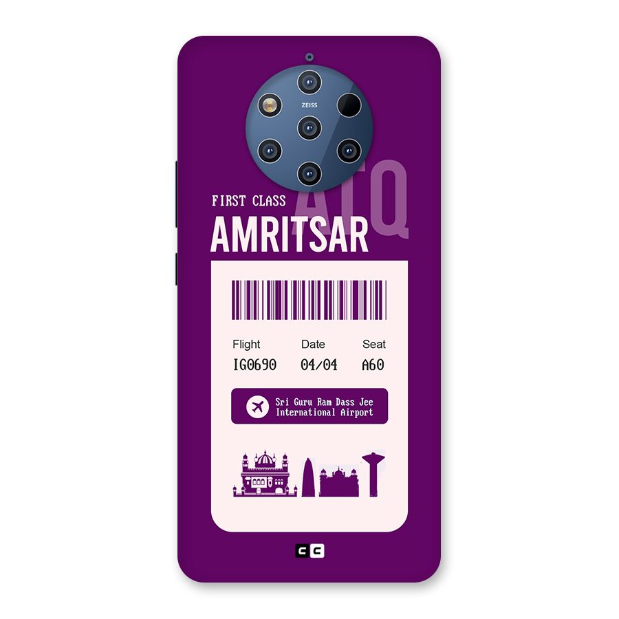 Amritsar Boarding Pass Back Case for Nokia 9 PureView