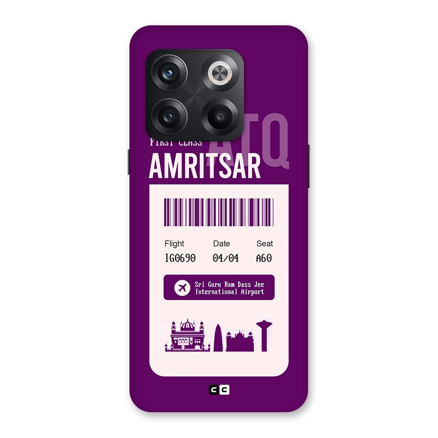Amritsar Boarding Pass Back Case for OnePlus 10T