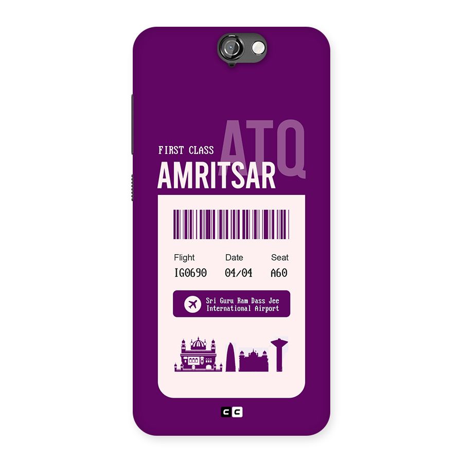 Amritsar Boarding Pass Back Case for One A9