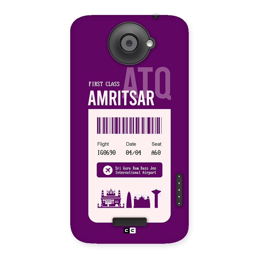 Amritsar Boarding Pass Back Case for One X