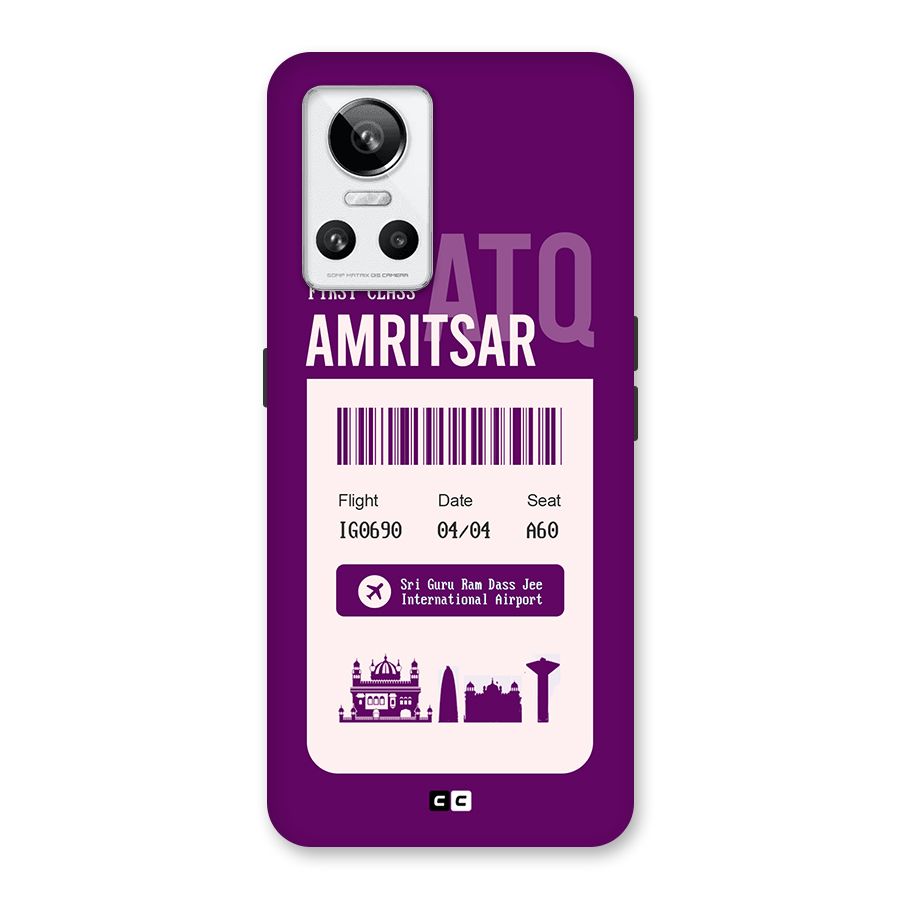 Amritsar Boarding Pass Back Case for Realme GT Neo 3